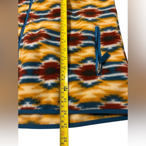 PATAGONIA Synchilla Snap T Fleece Vest Aztec Pattern Women’s Sz XL - Picture 7 of 8